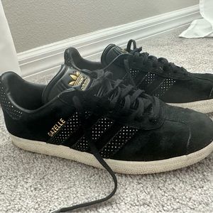 Adidas Gazelle black with Gold